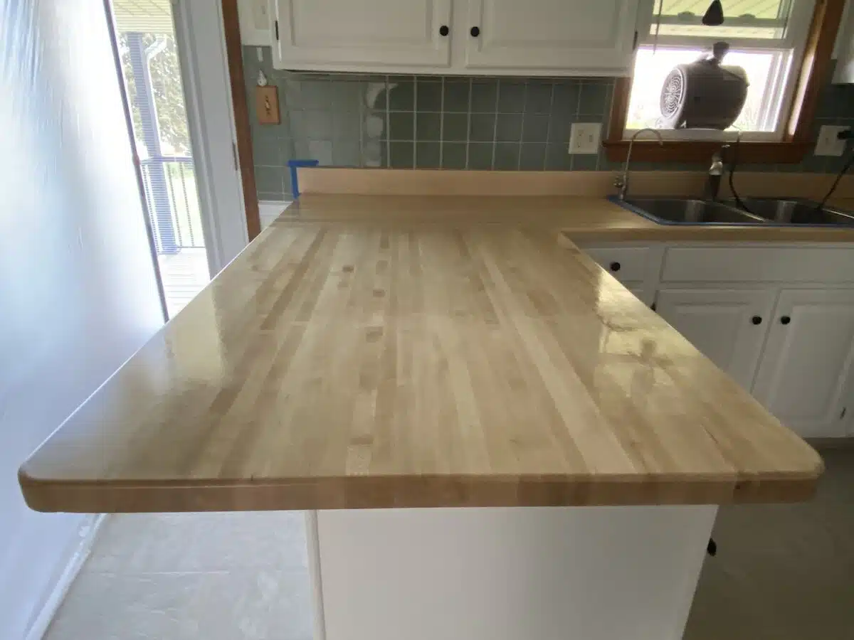 New kitchen counter top from a remodel done in Lancaster PA